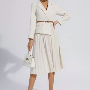 dylan beige ruched blazer midi dress 13 dylan beige ruched blazer midi dress 13