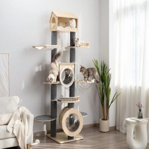 large luxury multi layer cat tree with scratching posts 11 large luxury multi layer cat tree with scratching posts 11