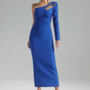 alyssa diamante cutout midi bandage dress 11