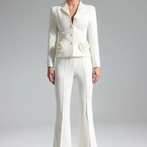 ariadna flowers embellished blazer 11