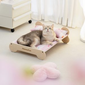 bone shaped wooden cat bed 11 bone shaped wooden cat bed 11