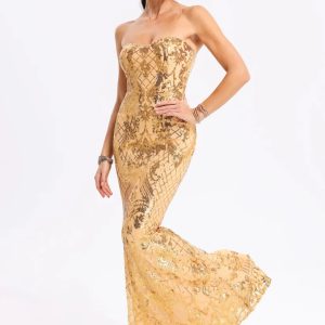 clara golden sequins dress 11 clara golden sequins dress 11