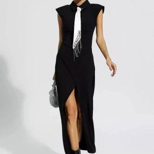 liberty black sleeveless maxi dress 11