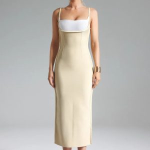 virginia patchwork midi bandage dress 11