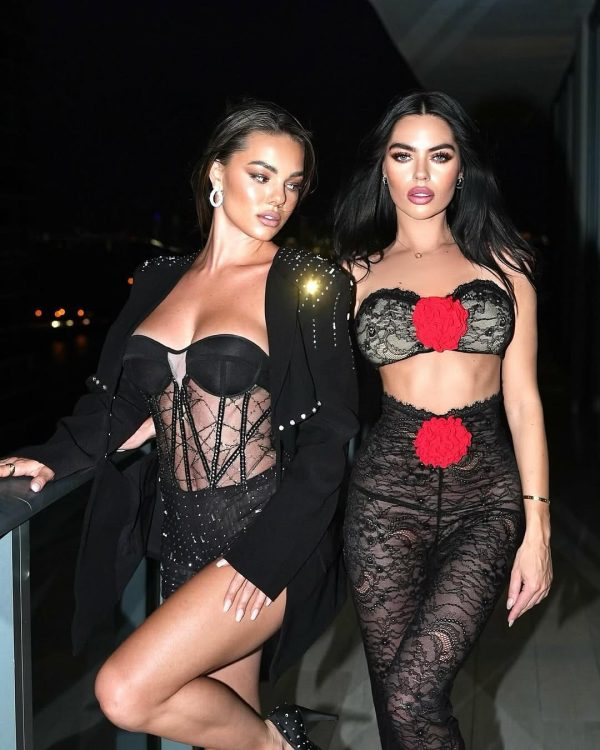 phoenix flower lace hollow jumpsuit in black 17