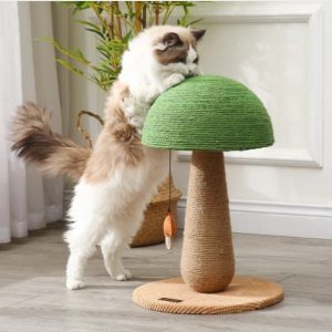 sisal mushroom shape cat scratching post 11