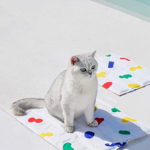 colorful candy cooling mat for cats 11