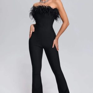 kimivi feather bandage jumpsuit 11 kimivi feather bandage jumpsuit 11