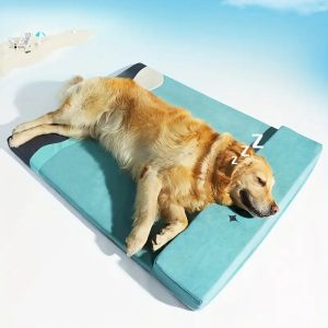 ocean breeze orthopedic cooling summer dog bed 11