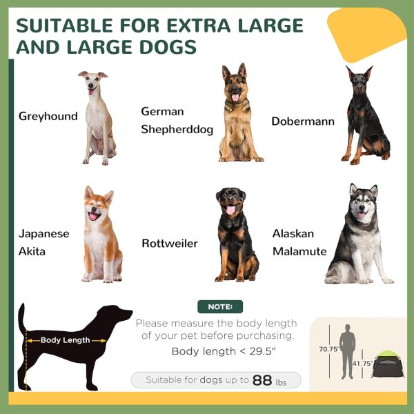 portable pop up tent for large & extra large dogs 200