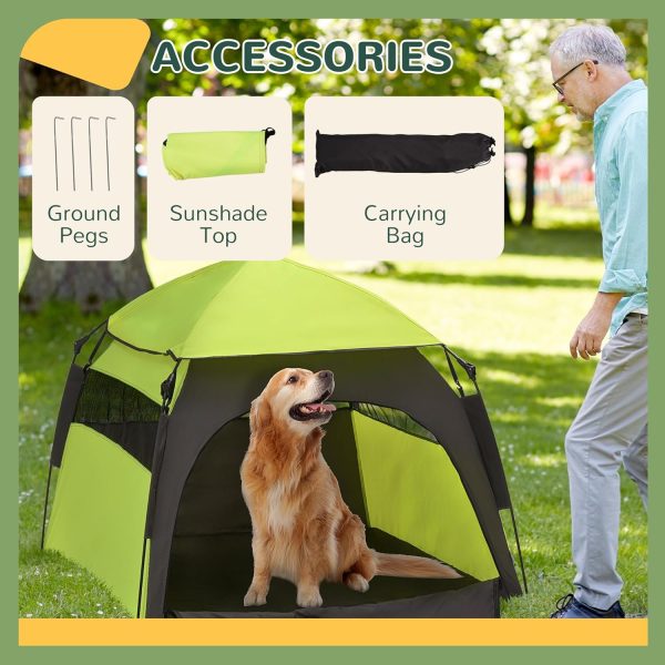 portable pop up tent for large & extra large dogs 600