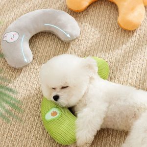 breathable all season u shaped pet pillow 11