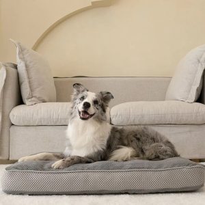 large gray breathable removable dog cushion bed 11 large gray breathable removable dog cushion bed 11
