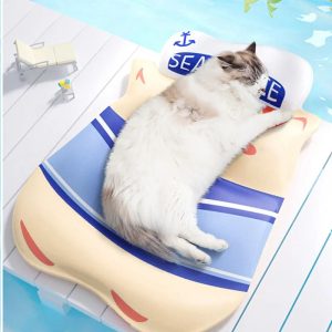 marine themed ice cooling pet mattress 11
