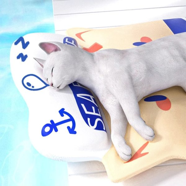 marine themed ice cooling pet mattress 15