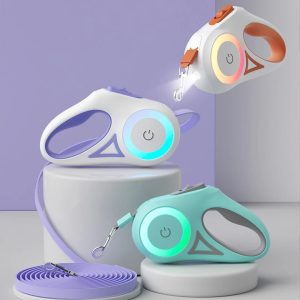 retractable dog leash with led light 11
