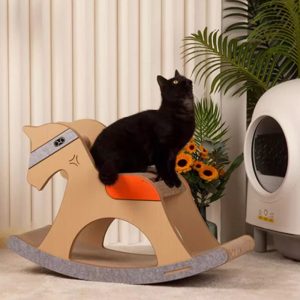 rocking horse cat scratching post 11
