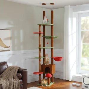 multi level mushroom cat tree 11