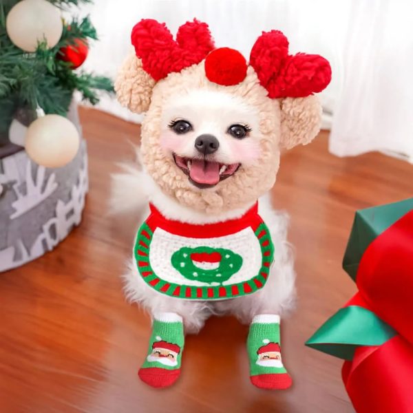 christmas reindeer outfit accessories set 13