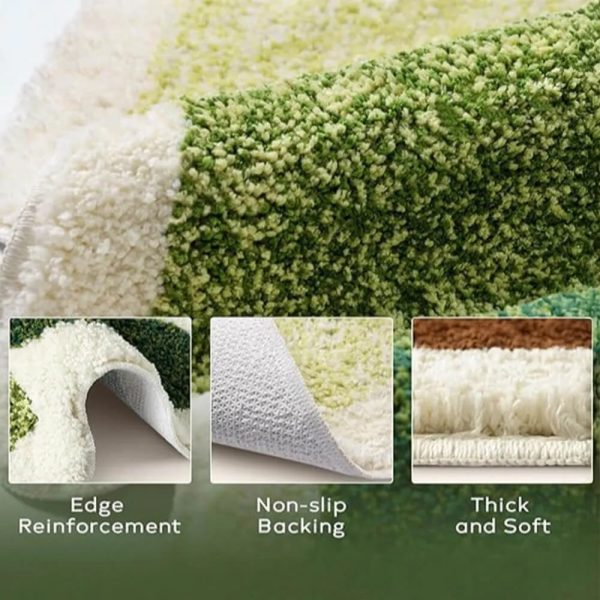 christmas tree shaped decorative home rug 12