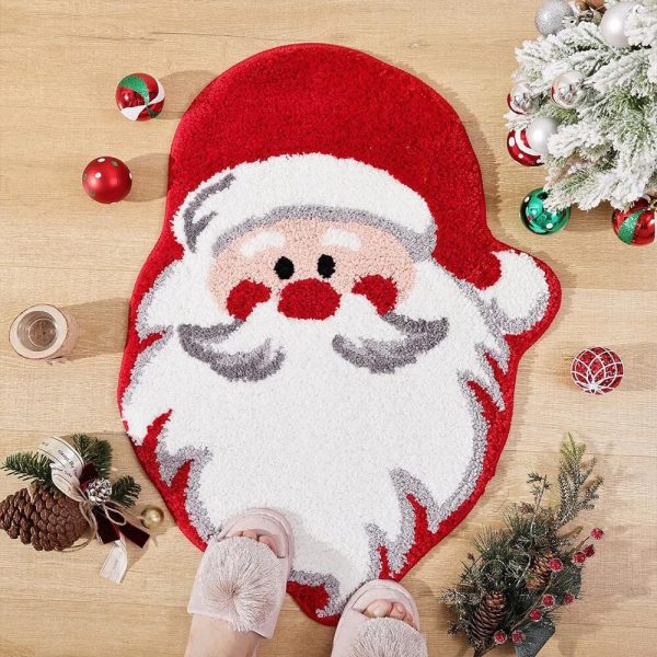 christmas tree shaped decorative home rug 14