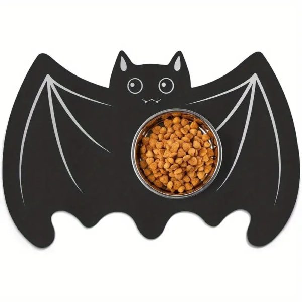 halloween spider web pet feeding mat 17