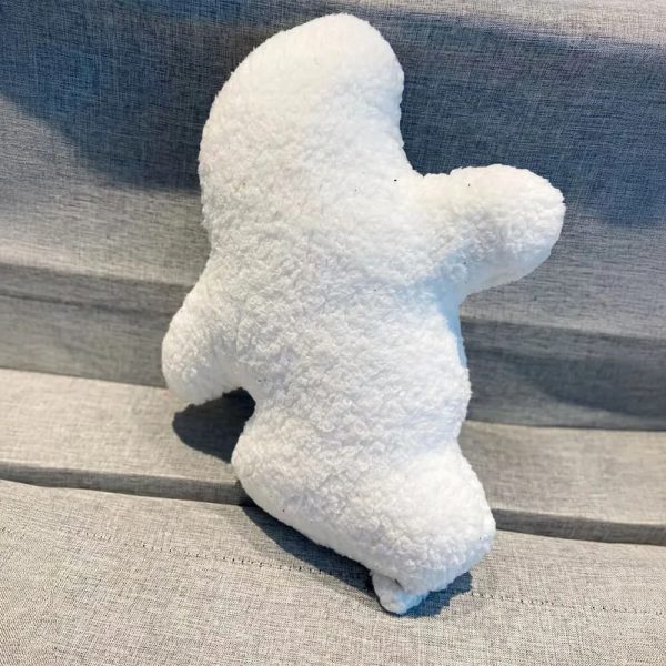 halloween spooky ghost skull shaped decorative ornament sofa pillow 15