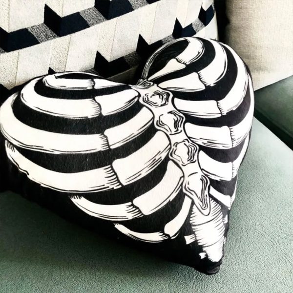 halloween spooky ghost skull shaped decorative ornament sofa pillow 20