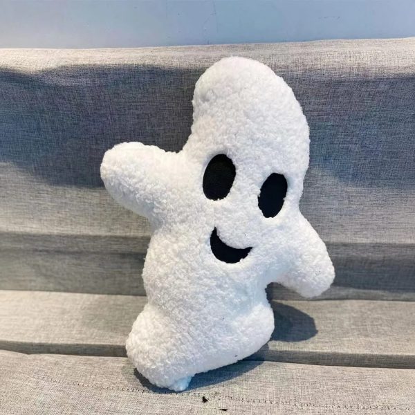 halloween spooky ghost skull shaped decorative ornament sofa pillow 23