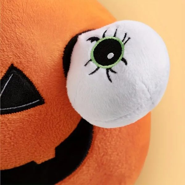 halloween squeaky plush dog toy pumpkin 13