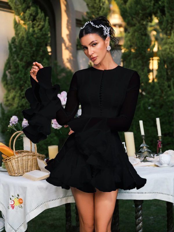 jarya black mini dress 14