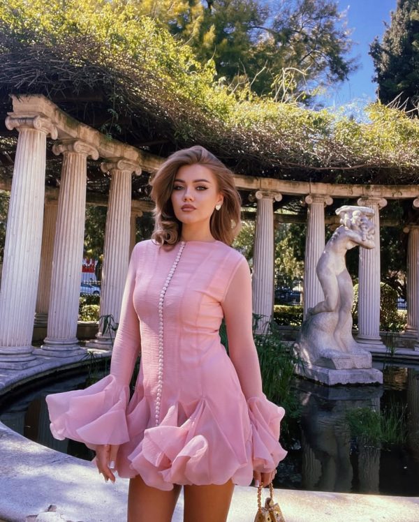 jarya pink mini dress 1100