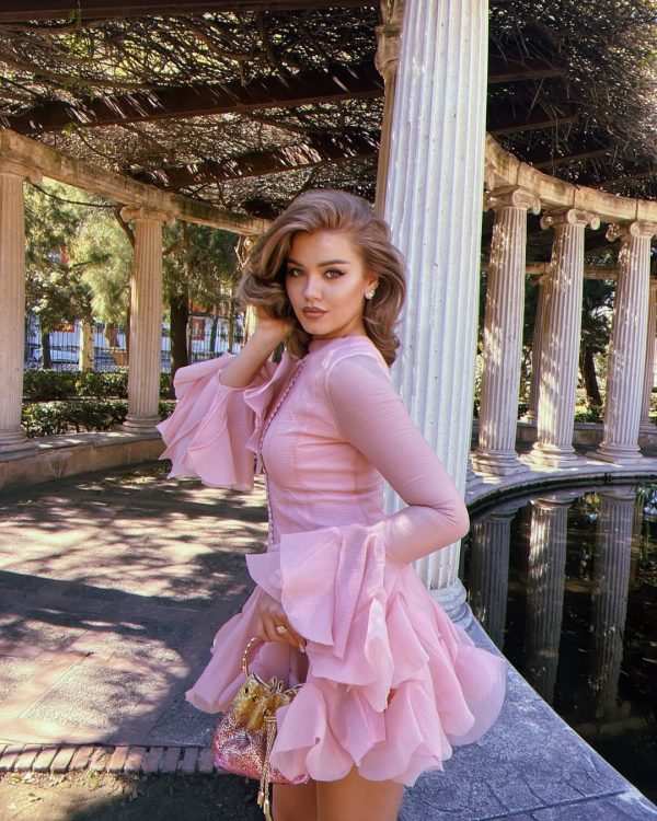 jarya pink mini dress 1300