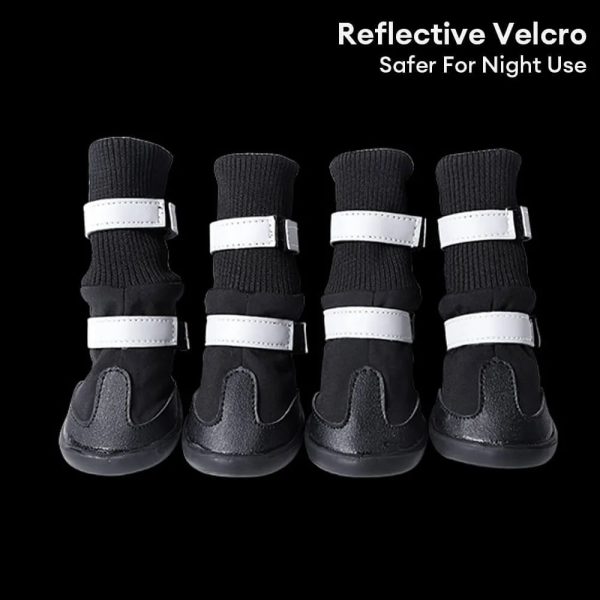 outdoor waterproof warm durable reflective dog boots 15