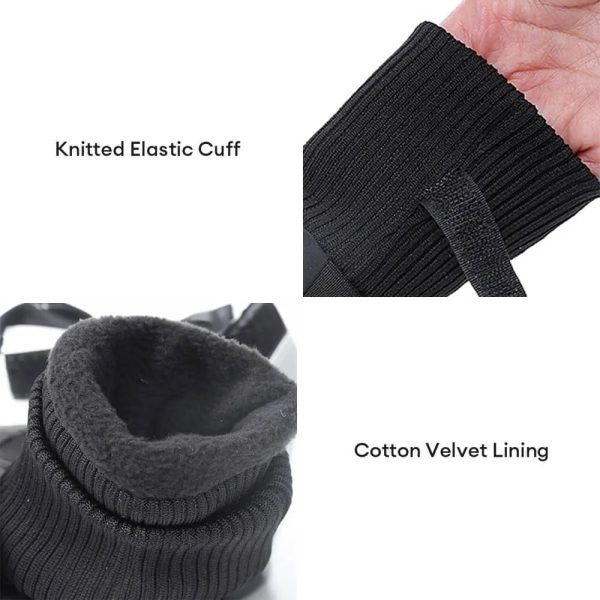 outdoor waterproof warm durable reflective dog boots 18