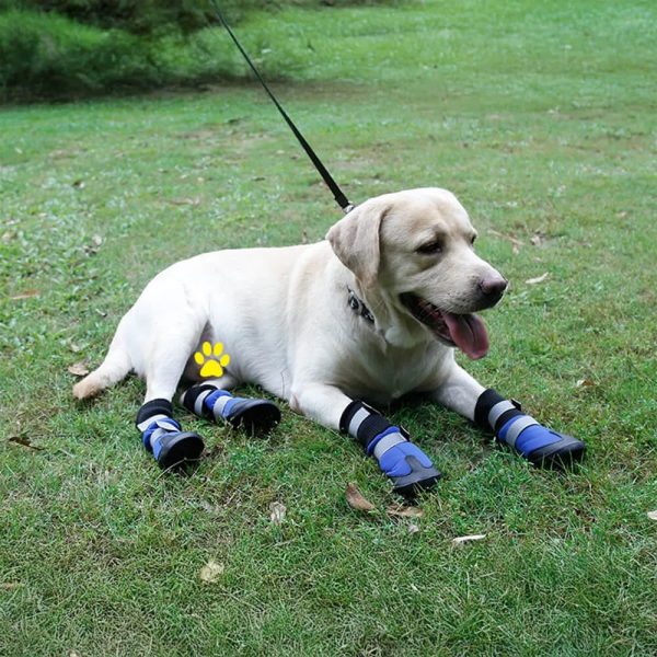 outdoor waterproof warm durable reflective dog boots 20