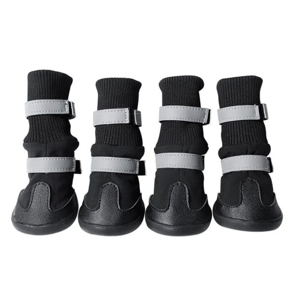 outdoor waterproof warm durable reflective dog boots 23