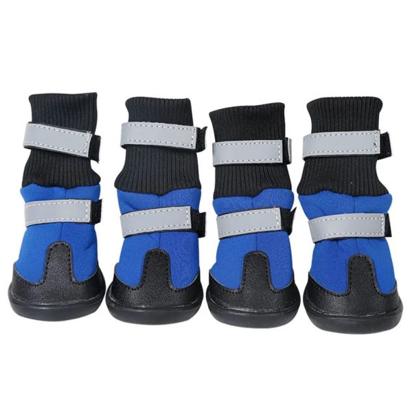 outdoor waterproof warm durable reflective dog boots 24