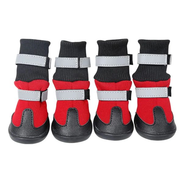 outdoor waterproof warm durable reflective dog boots 25