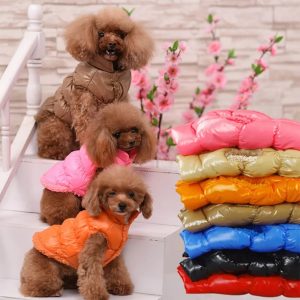 warm thick windproof waterproof eco friendly dog vest 11