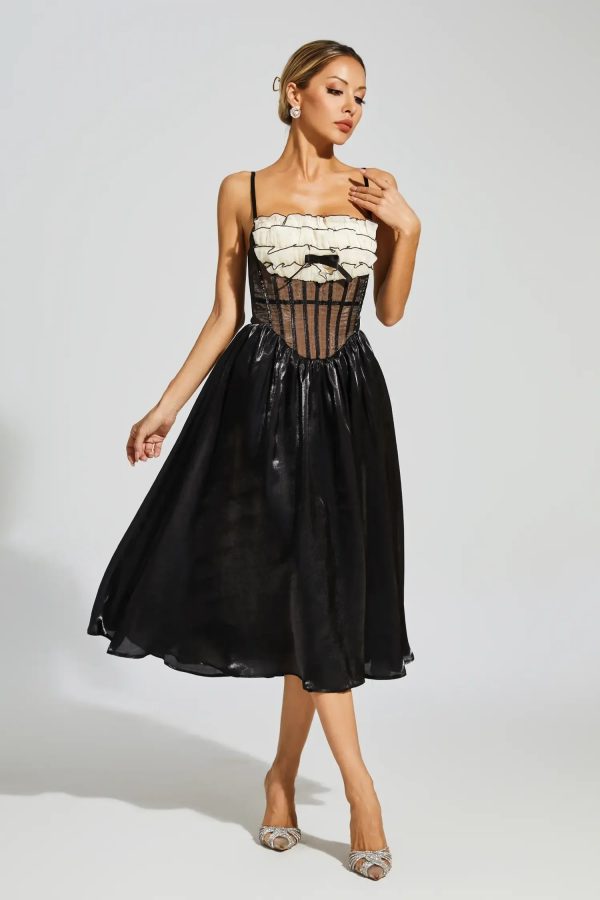 wilbur black lace slip dress 12