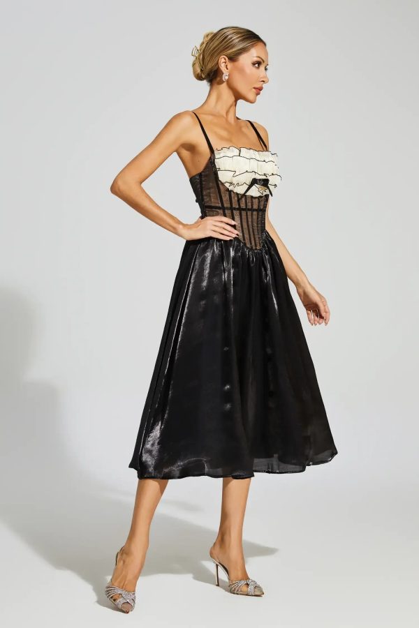 wilbur black lace slip dress 13
