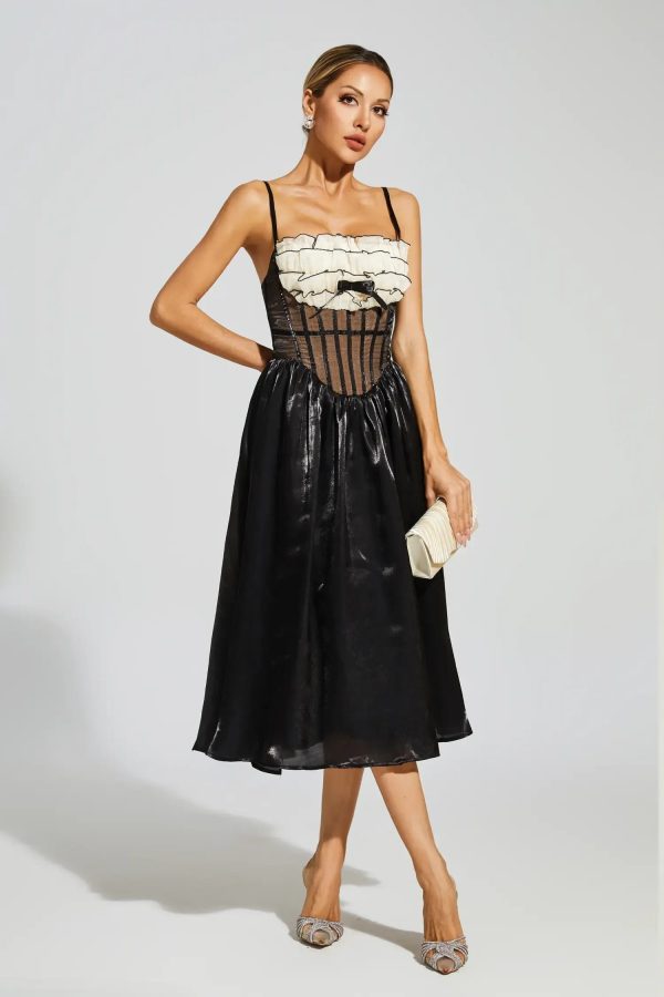 wilbur black lace slip dress 15