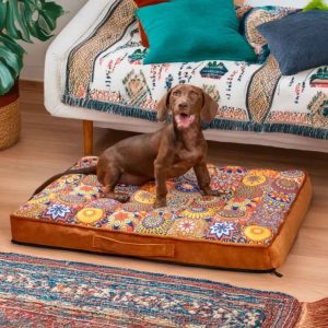 moroccan full support thickened comfortable orthopedic pillow dog bed 100