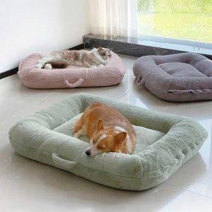 skin friendly warm fully support washable pet sleeping mat bed 23