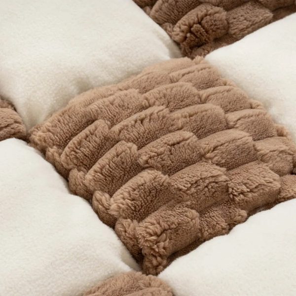 plaid cozy sofa protector dog mat 19
