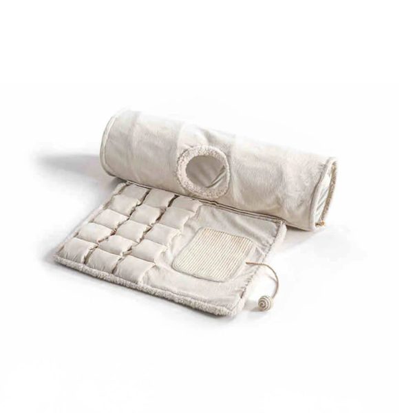 play interactive rest foldable skin friendly cat tunnel sleeping mat 20