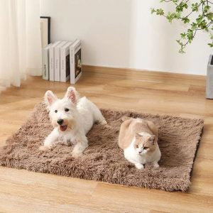 soft plush anti slip fluffy dog & cat rug mat 11