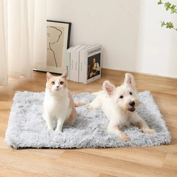 soft plush anti slip fluffy dog & cat rug mat 12