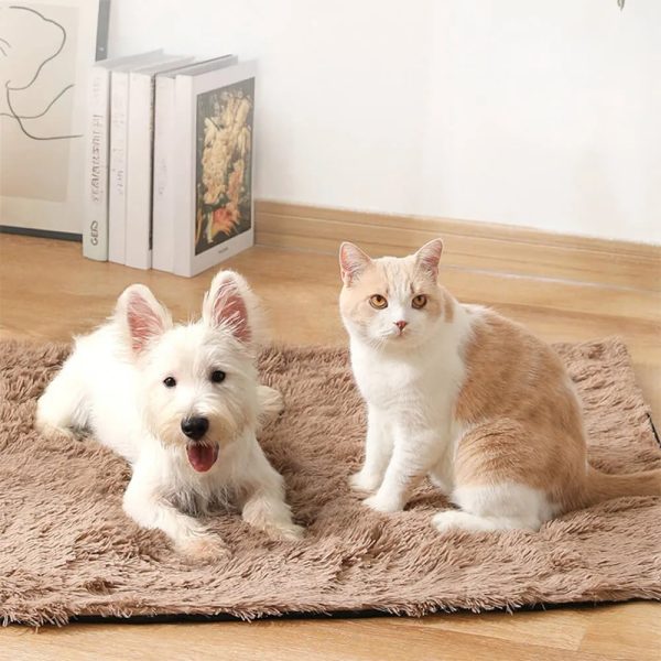 soft plush anti slip fluffy dog & cat rug mat 13